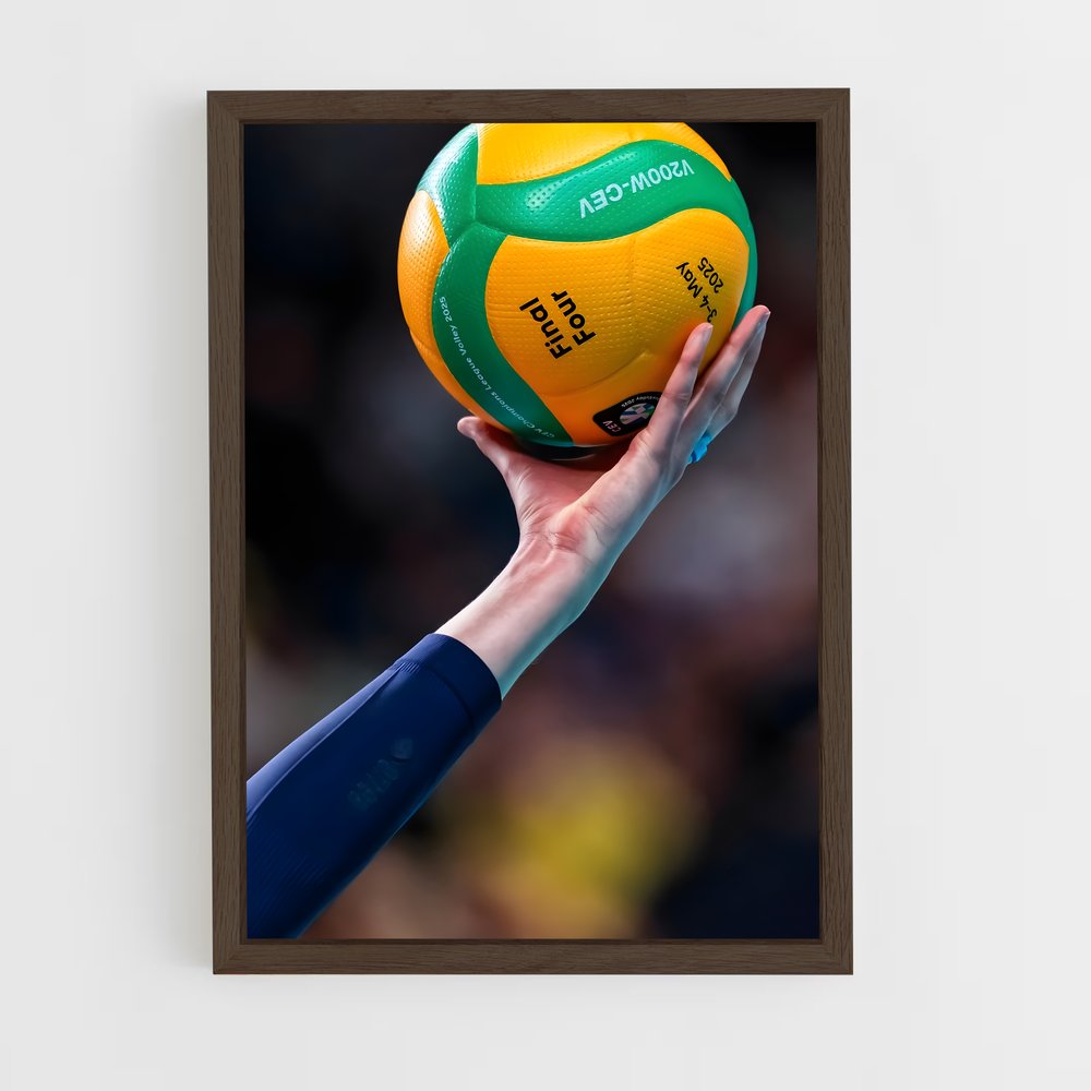 Poster Volley Passion – affiche Volleyball (vue 5)